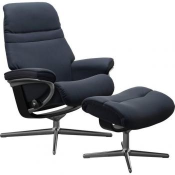 Relaxsessel STRESSLESS Sunrise – Cross Base in Schwarz (S, M, L)