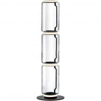 Lampada da terra LED FLOS Noctambule 3 cilindri bassi