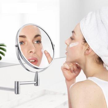Smart Wall-Mounted 7-Inch Bathroom Mirror