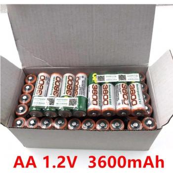 Recargable AA 1,2 V 3600 mAh – Pack de 2 a 20 piezas con garantía