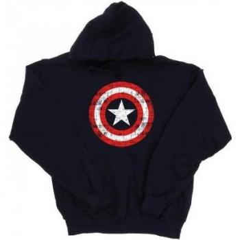 Sweat Marvel Avengers Captain America avec Écusson Rayé pour Enfant