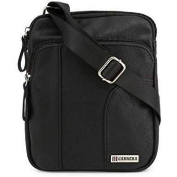 Tracolla Trasversale Borsello Nero EcoPelle