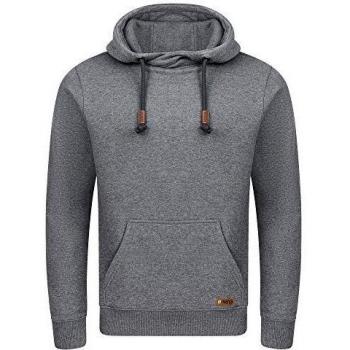 Riverso Herren Pullover mit Cross-Over-Kragen