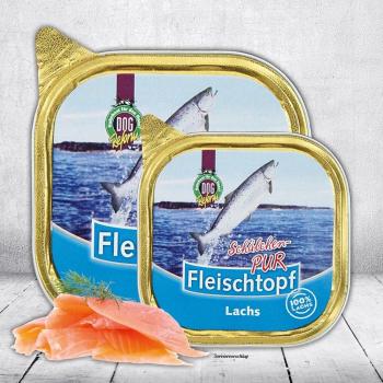 DOGREFORM Lachsfleisch Schale Pur, 6 Stück à 200 g – Glutenfrei & Getreidefrei