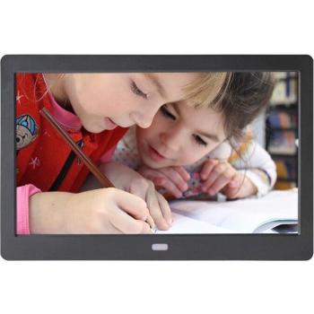 Cadre Numérique HD 10.1 avec Lecteur de Musique et Réveil