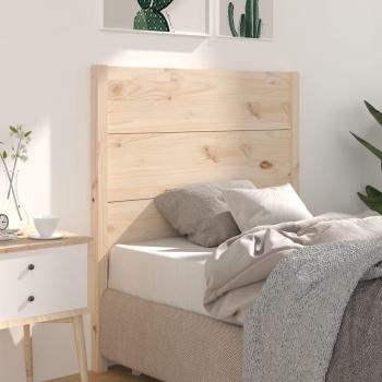 Accessoire de chambre : tête de lit en pin massif – 81×4×100 cm