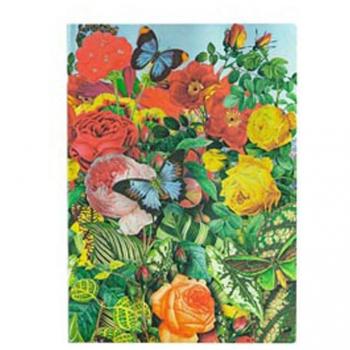 Taccuino Paperblanks copertina morbida Midi a righe Il Giardino delle Farfalle