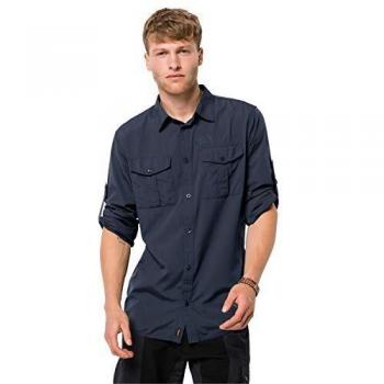 Jack Wolfskin Chemise Atacama Roll‑Up Homme Bleu Nuit L