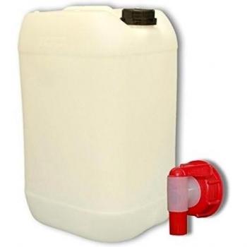 Jerrycan 25 L natural con grifo Aeroflow DIN61