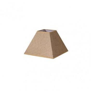Piramide Illuminante Divos E27 Marrone 25x11x18 cm Saco Yute