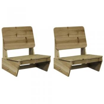 Chaises de jardin en bois de pin