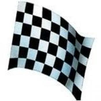 Oferta Especial: Bandera Rayada Negra-Blanca 5x3 Pies por Klicnow