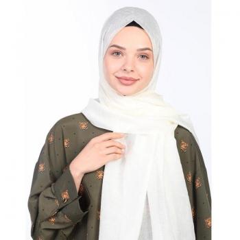 Manta de Sofá Miray Novo Xale Pérola 85x190 Crema