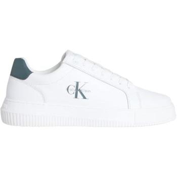 Calvin Klein Herren-Chunky-Cupsole-Sneaker – LTH, blau/weiss, Größe 45