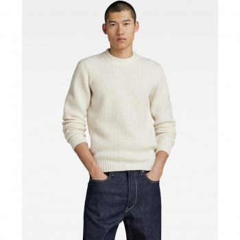 G-Star RAW Men's Straight Cut Chunky Knit Sweater