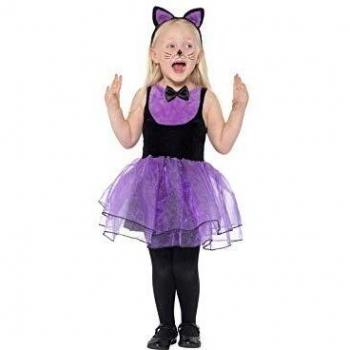 Toddler Purple Cat Outfit for Girls