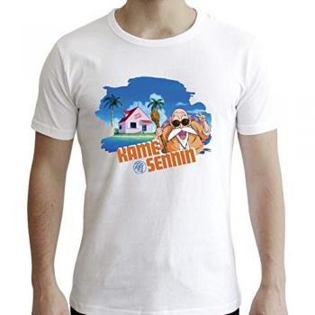 Dragon Ball Master Roshi Uomo SS T-shirt Bianco L
