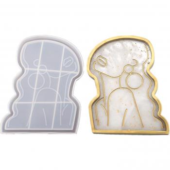 Glamorous Woman Tray Silicone Molds