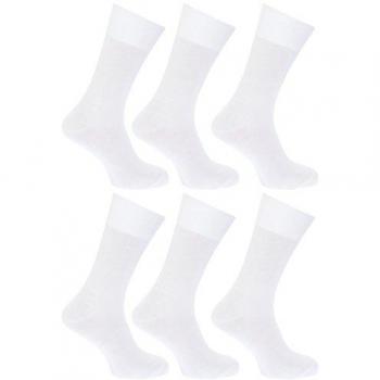 Blanco Estilo Casual 6 Paquetes de Calcetines