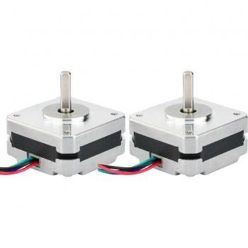 2Pcs 17Hs08-1004S 4-Lead Nema 17 Stepper Motor for 3D Printer and CNC