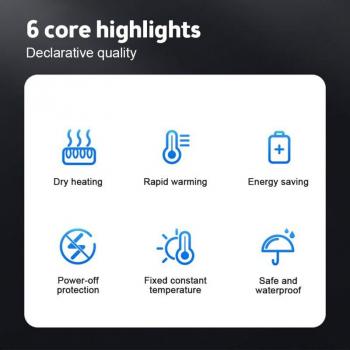 Toalla Calentada Eosnow con Conexión Wifi y 4 Barras