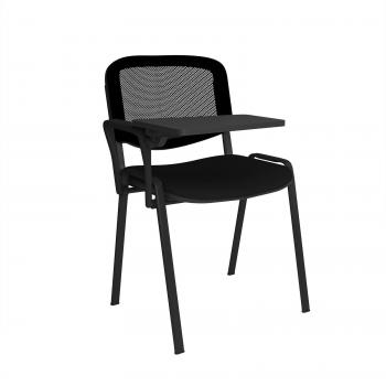 Taurus Mesh Back Meeting Room Chair with Writing Tablet