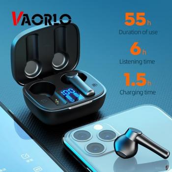 Vaorlo LB8 schwarze kabellose Gaming-Kopfhörer mit Mikrofon