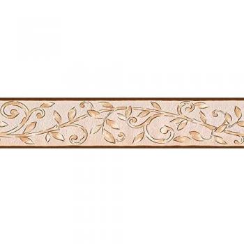 Cenefa Beige Vintage con Detalle Floral