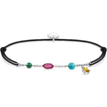 Thomas Sabo Women’s Bracelet “Little Secret” – 925 Sterling Silver with Colorful Stones
