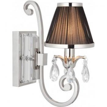 Polished Nickel Plate Candle Wall Light