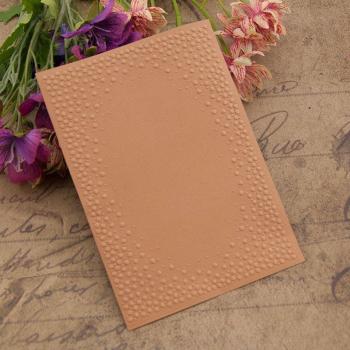 Plastic Dots Embossing Folder