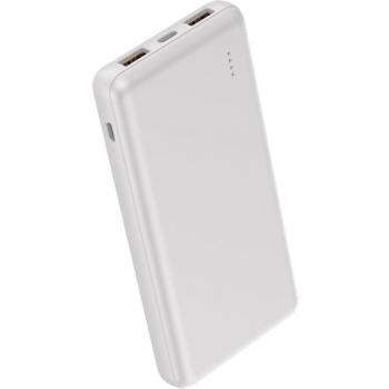 PowerBank 10k mAh MyWay – 2 Porte USB 2A + Tipo C in Bianco