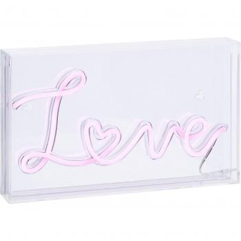Neon Light Table Lamp Glow Love