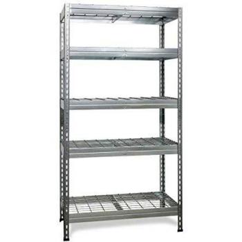 AR SISTEMAS Stabilitätsregal mit verzinkten Böden 180 x 90 x 45 cm