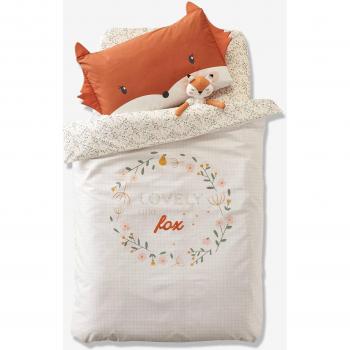 Funda de Almohada con Motivos Naranjas