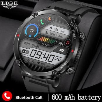 LIGE Astuto 2022 – Smartwatch Nero con Display Tocco Intero