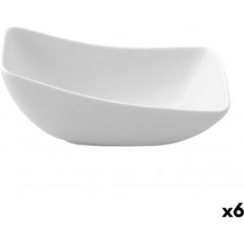 Ariane Vital Set di Ciotole Quadrate in Ceramica Bianca (Ø 14 cm)