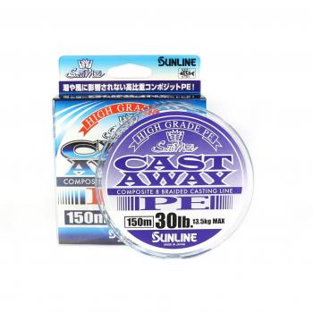 Sunline P.E Fishing Line 150m 30lb Blue