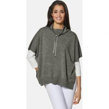Kuscheliger Oversized-Pullover mit hohem Kragen