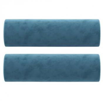 Cojines de Sofá Terciopelo 2 uds 15x50 cm
