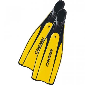 Aletas Cressi Pro Star Talón Cerrado Amarillo