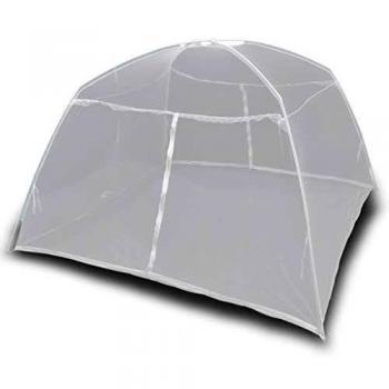 Tenda da Campeggio Fibra di Vetro 200x180x150 cm Bianca