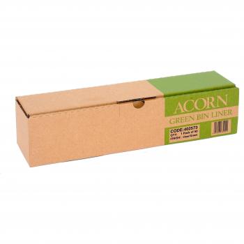 Acorn Bin Printed Recycling Bin Liner Clear Green Pack of 50 402573