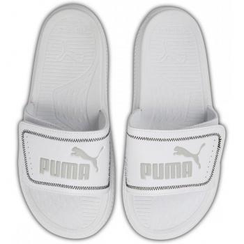 PUMA Softride Pro Slide 39427004 – Couleur Neige/Gris Légère