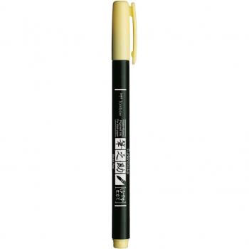 Tombow Pastel Kalligraphie-Stift Fudenosuke Gelb