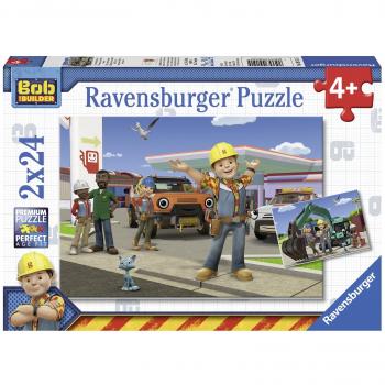 Ravensburger Puzzle 091515 Bob der Baumeister 2x24 Teile neu Bob the Builder OVP