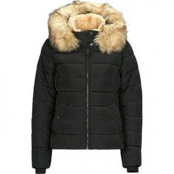 ONLY Women's Black Insulated Jacket with Pockets