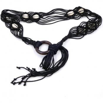 Cinturón de Cuerda de Cera para Vestidos y Jeans