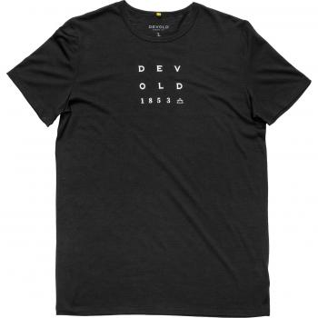 Men’s Devold Active 1853 1853 Short Sleeve T‑Shirt – Black XL
