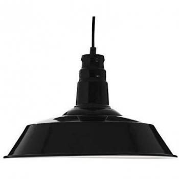 36 x 36 x 120 cm Black Metal Pendant Light with Modern Design